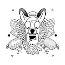 mic  tattoo design idea