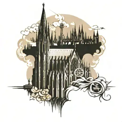 Cologne Cathedral tattoo design idea
