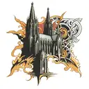 Cologne Cathedral tattoo design idea