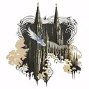 Cologne Cathedral tattoo design idea