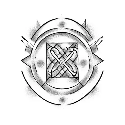 Infinity Symbol, arrows, Leo, pieces,  tattoo design idea