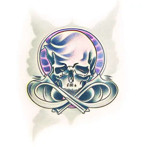 Death before dishonor tattoo design idea