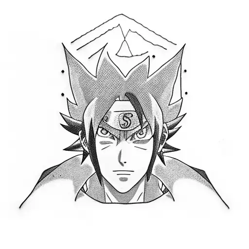 sasuke uchiha  tattoo design idea