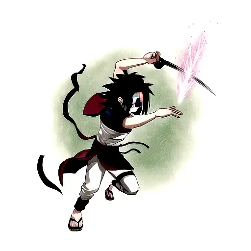 sasuke uchiha  tattoo design idea