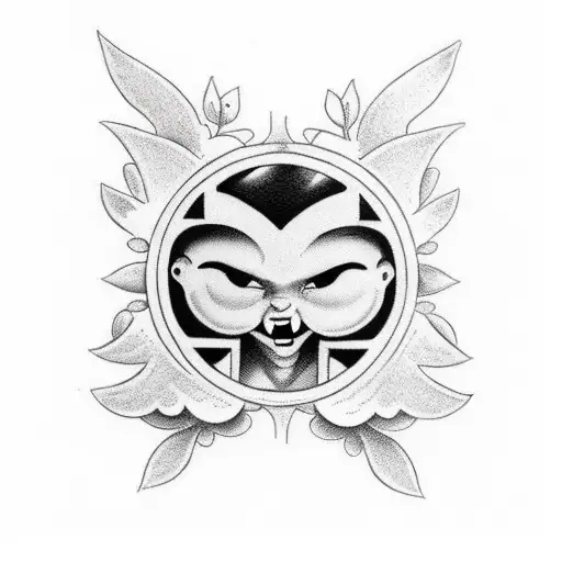 include children's name  , faith, Elesha, Elijah  tattoo design idea