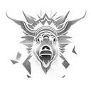 boar  tattoo design idea