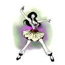 flamenco dancer tattoo design idea