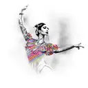 flamenco dancer tattoo design idea