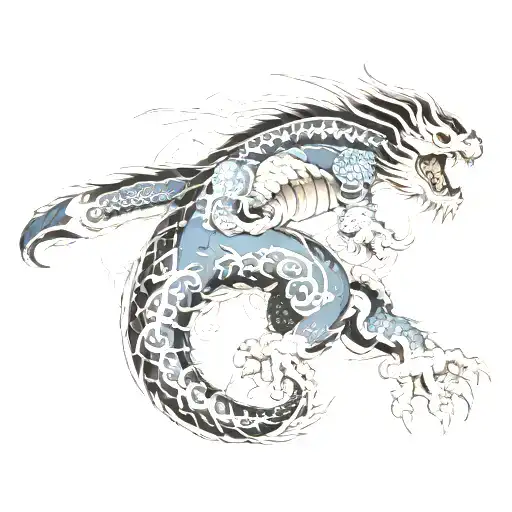 Full Back Tattoo Location: Along the center of the back, running along the central bone (spine). tattoo design idea