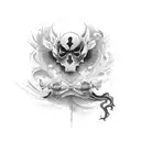 suicide tattoo design idea