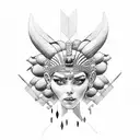 Cleopatra tattoo design idea