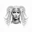 Cleopatra tattoo design idea