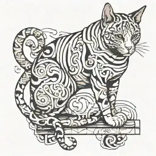 Jail,Cat,Portugal,Love,Scorpio,Taurus tattoo design idea