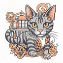 Jail,Cat,Portugal,Love,Scorpio,Taurus tattoo design idea