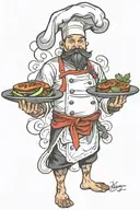 chef tattoo design idea