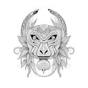 Craft an intricate pattern using various jungle animals like monkeys, toucans, and jaguars tattoo design idea