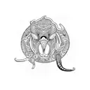 Craft an intricate pattern using various jungle animals like monkeys, toucans, and jaguars tattoo design idea