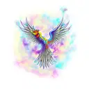 Phoenix Alchemy  tattoo design idea