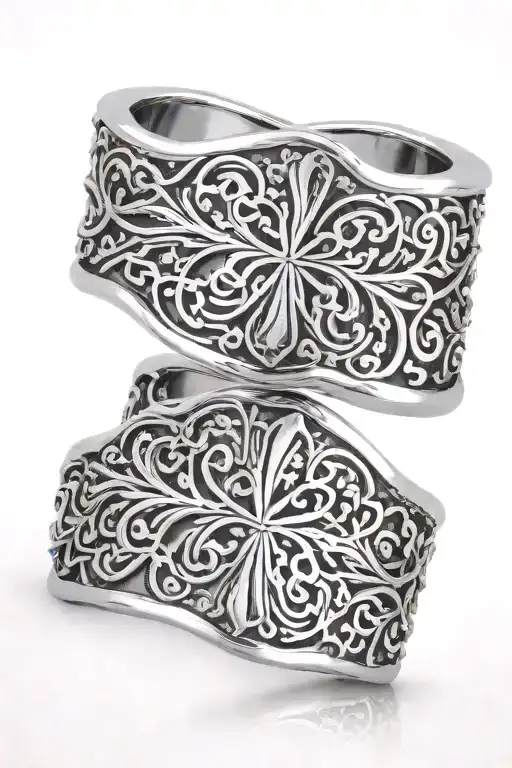 flame shamrock wedding band lace pattern two birthdates in roman numerals tattoo design idea