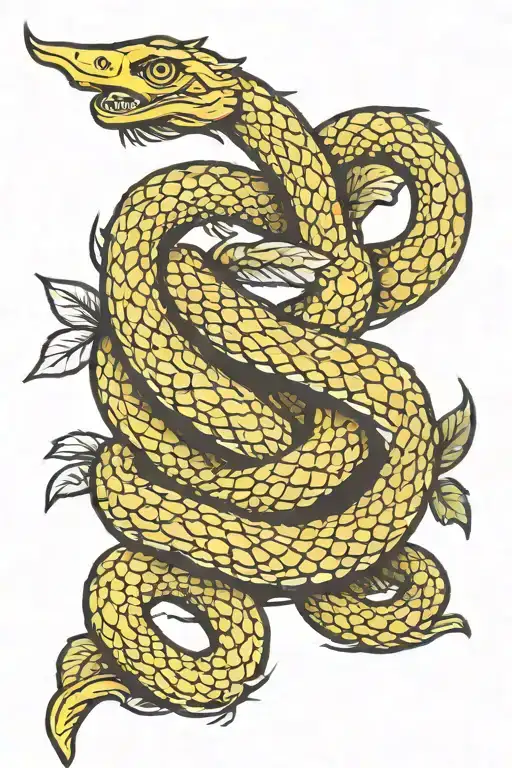 dont tread on me tattoo design idea