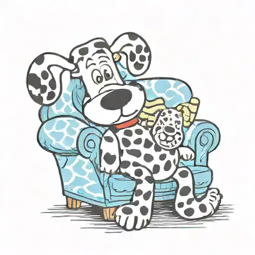 blues clues tattoo design idea