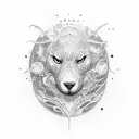 fase lunar tattoo design idea