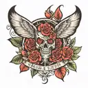 Thats life tattoo design idea