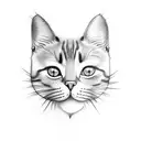 cat paws tattoo design idea