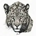 Puma face tattoo tattoo design idea