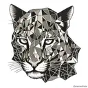 Puma face tattoo tattoo design idea