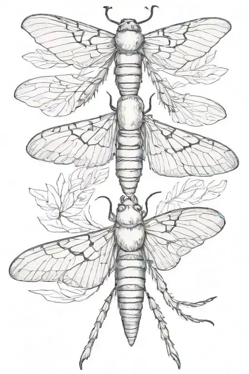 Death hawk moth tattoo design idea