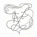 1 Samuel 7:12 tattoo design idea
