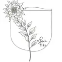 1 Samuel 7:12 tattoo design idea