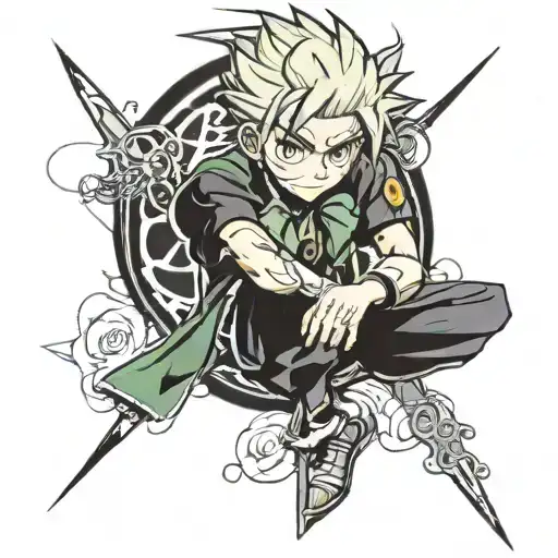 son hunter x hunter tattoo design idea