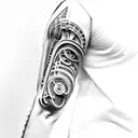 Biomechanical Arm tattoo design idea