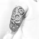 Biomechanical Arm tattoo design idea