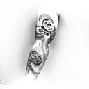 Biomechanical Arm tattoo design idea
