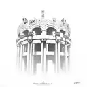 akropolis tattoo design idea