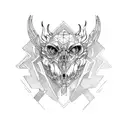 dishonored pattern tattoo design idea