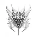 dishonored pattern tattoo design idea