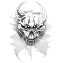 dishonored pattern tattoo design idea