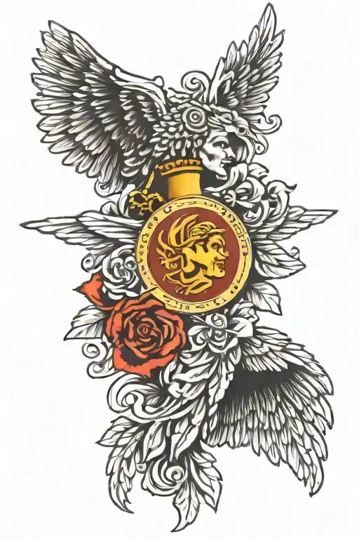 Roman empire tattoo design idea
