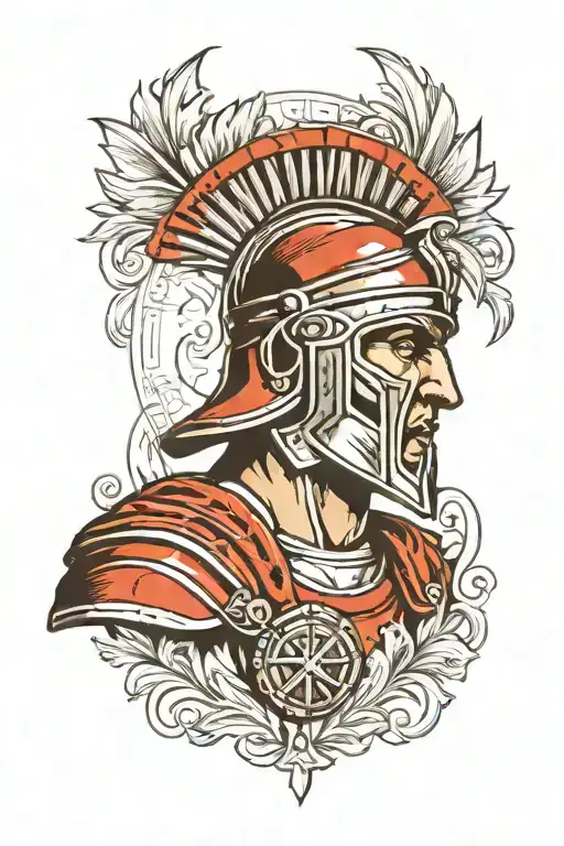 Roman Centurion, Roman Numerals tattoo design idea