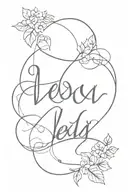 Name "Lexi" tattoo design idea