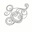 Name "NAMI" tattoo design idea