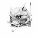 R S P LEETTER tattoo design idea