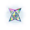 Diamond tattoo design idea