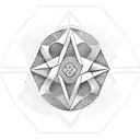 coin flip tattoo design idea