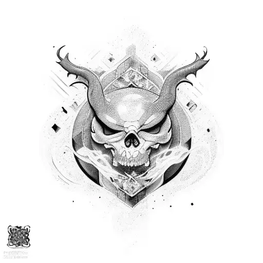 nombre en cursiva arco corazón  tattoo design idea