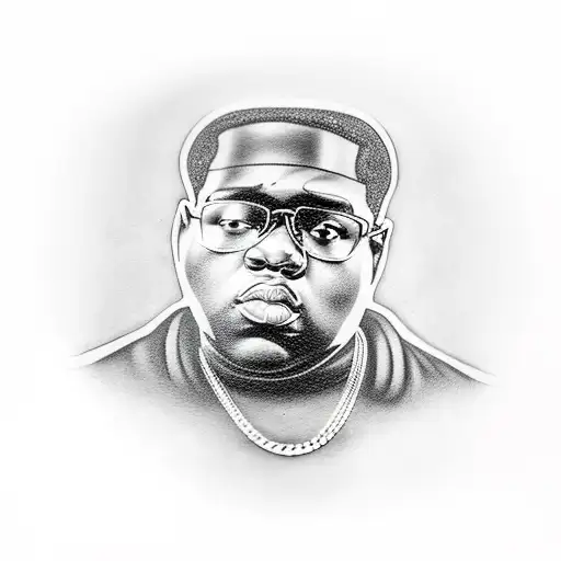biggie smalls tattoo design idea